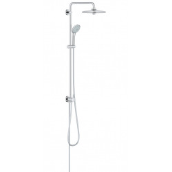 La colonne de douche GROHE Euphoria 27296001est équipée d'un mitigeur  thermostatique inverseur douche à main et douche de tête