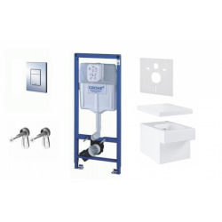 Pack WC Cube - Rapid SL + Grohe Cube Ceramic (cuvette et abattant)