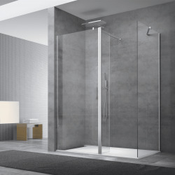 Paroi de douche à l'italienne 100x200 cm Walk-in (WI100)