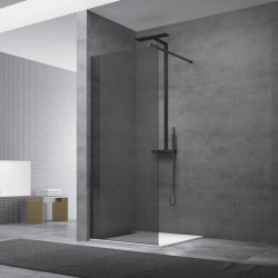 Paroi de douche à l'italienne 100x200cm Walk-in (WI100KS)