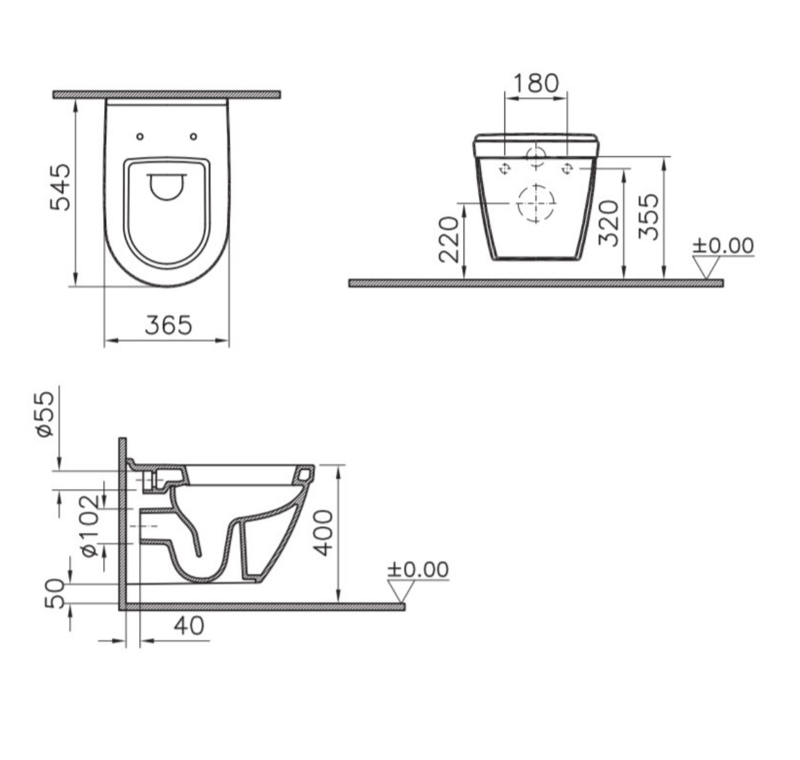 Cuvette suspendu outlet vitra