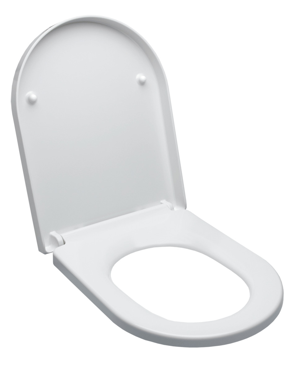 Idevit Abattant WC à fermeture douce Softclose adaptable sur la plupart des  cuvettes, blanc (EASY2244) - Livea Sanitaire