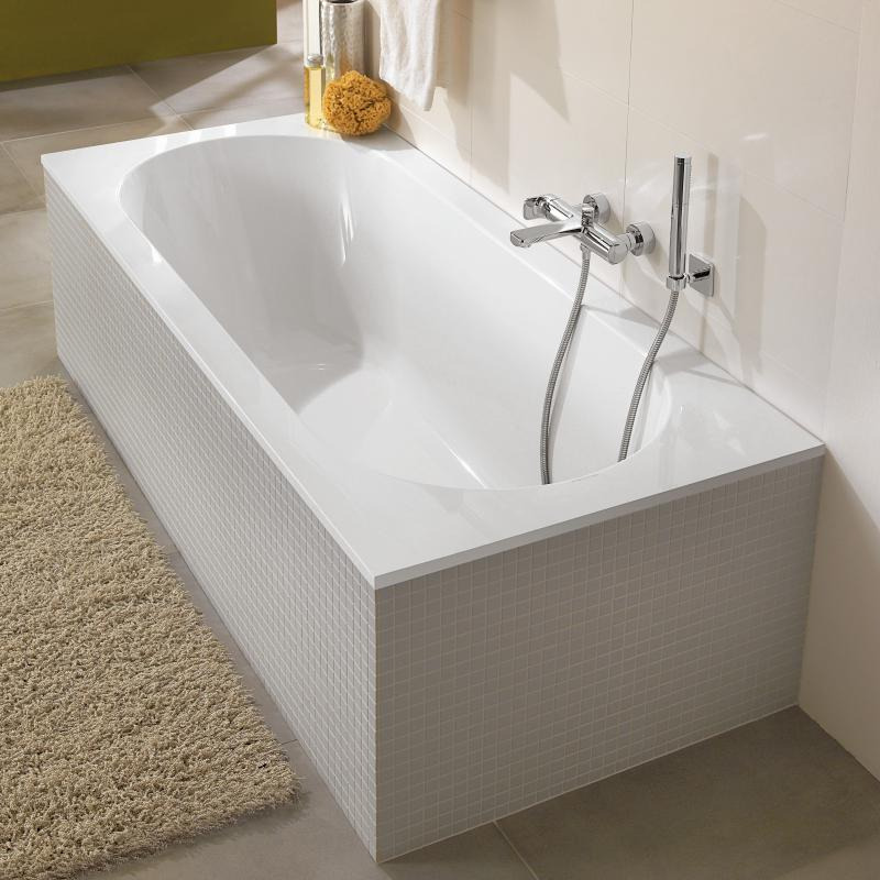 Villeroy Boch Baignoire Ovale Oberon 170x70 Cm Marbre Coule Blanc Ubq177obe2v 01 Livea Sanitaire