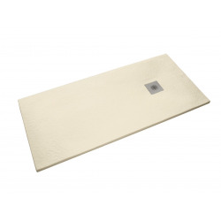 Receveur de douche rectangulaire Stone 120x80 cm marbre coulé, beige (SIKOSTONE10080SN)