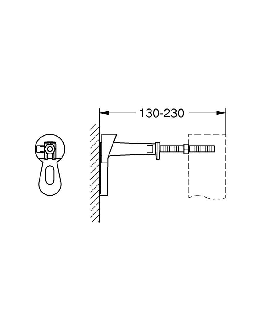 Grohe Pack WC Bâti autoportant + WC sans bride SAT Delano + Abattant  softclose + Plaque + Brosse Joseph Joseph OFFERTE - Livea Sanitaire