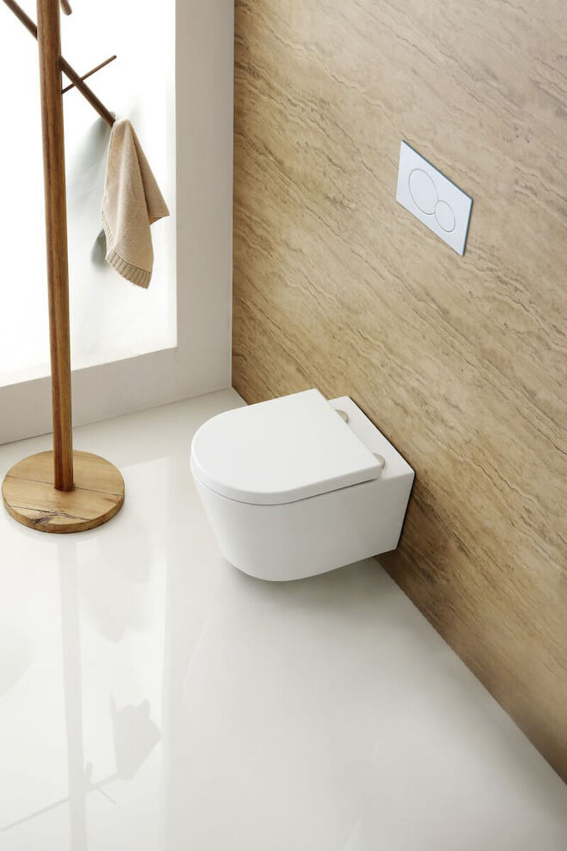 Swiss Aqua Technologies Tabouret de salle de bain PMR, Blanc  (SATSTOLPLASTB) - Livea Sanitaire