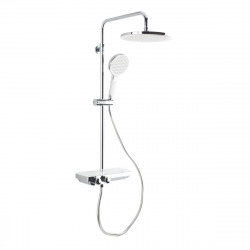 Colonne de douche avec pommeau et flexible universel - Accessoires de salle  de bains - Décomania