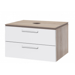 Meuble Vario Chene / Blanc (VARIODESK90ZDBBL)