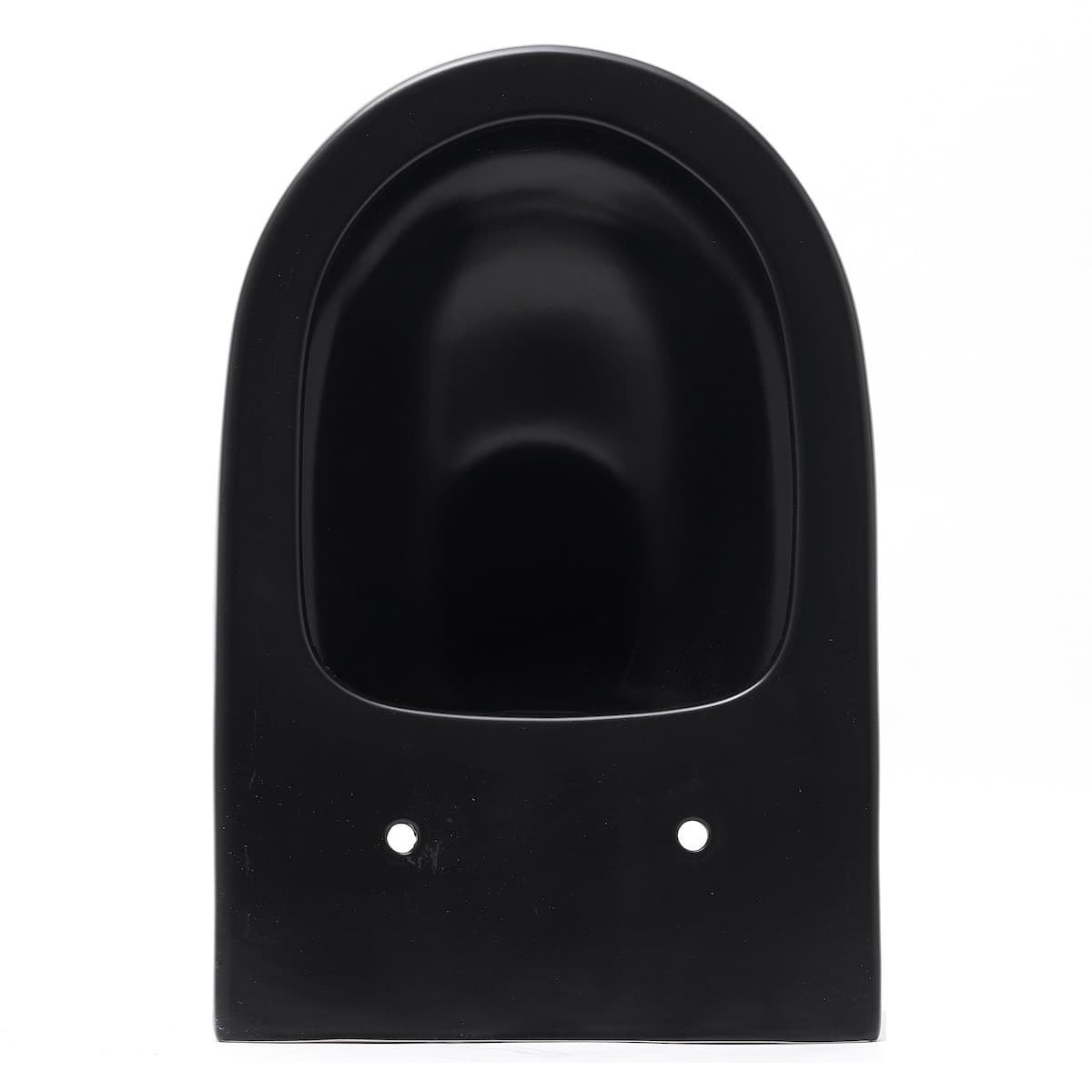 form & style Abattant WC Dominica Uni noir mat mécanisme d'abaissement  automatique - HORNBACH