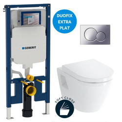 WC broyeur complet SFA avec abattant soft-close et commande électronique