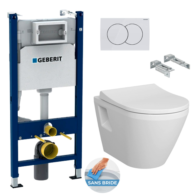 Abattant WC et réducteur de toilette intégré - 2 en 1 - Easy-Close