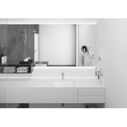 Hansgrohe Vernis Shape Mitigeur de lavabo ComfortZone 100 avec cartouche céramique, Chrome (71569000)