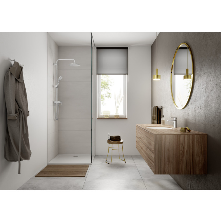 Hansgrohe Vernis Blend Mitigeur de lavabo 100 avec tirette et vidage  synthétique, chromé (71551000) - Livea Sanitaire