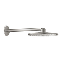 Grohe Rainshower Smartactive 310 Set douche de tête 2 jets et bras 430mm, Supersteel (26475DC0)