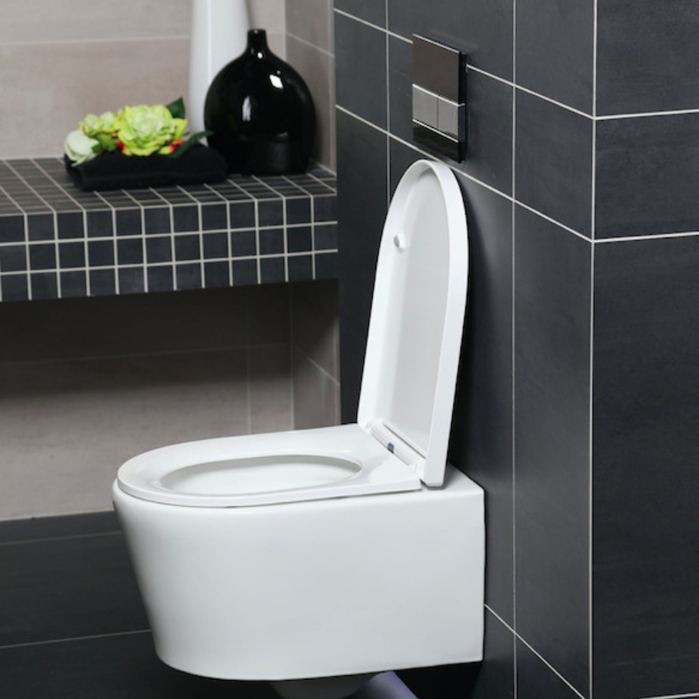 Pancarte Toilette Anglais/Français Métal Blanc/Gris Assortiment De