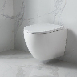 Villeroy & Boch Pack WC Bâti-support + WC sans bride Swiss Aqua Technologies + Plaque de déclenchement double, Blanche (ViConnectFusionTQ-2)