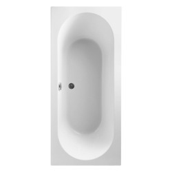 Baignoire rectangulaire O.novo, 1900 x 900 mm, Blanc (UBA190CAS2V-01)