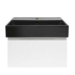 Swiss Aqua Technologies Meuble de salle de bain avec lavabo SAT Evolution 58x30x44,8 cm blanc mat (SATEVO60WMU2B)