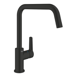 Grohe Mitigeur  Evier-H:31cm-Noir-Bec haut