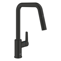 Grohe Mitigeur évier-Bec extractible-H:36,2cm-Noir