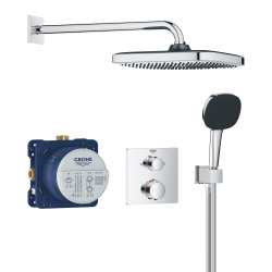 Grohe Pack encastré 1 jet tête carrée 25x25cm