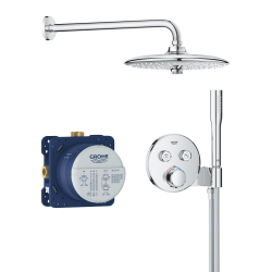 Grohe Pack encastré 3 jets tête ronde Ø 26 cm