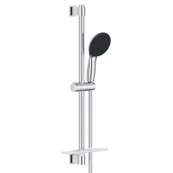 Grohe Barre douche 60cm-2 jets-Ø11cm-Porte savon