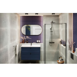 Vitra  Meuble de salle de bain avec lavabo Vitra Root 100x67x46 cm bleu mat (ROOTC100BINTC)