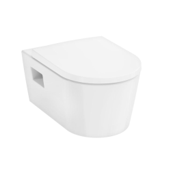 Ensemble cuvette suspendue 540 AquaChannel Flush blanc + abattant (60207450)