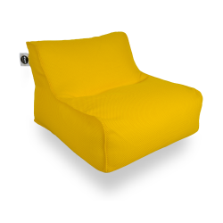 Soo Santaï Daddy Cool fauteuil XL 100 x 90 x 70cm intérieur & extérieur flottant, déhoussable et résistant aux UV, Jaune (DC10090-8)