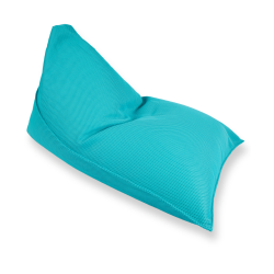Soo Santaï Lazy Bro fauteuil poire 140 x 120 x 90cm intérieur & extérieur flottant, déhoussable et résistant aux UV, Bleu (LBF140120-4)