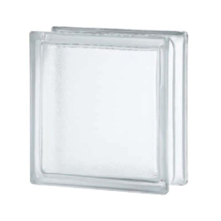 Luxfera brique de verre 19x19x8 cm, rouge transparent brillant (1908WREBR)