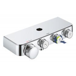 Euphoria SmartControl System 310 Duo Colonne de douche thermostatique, tête de douche XXL 310 mm, douchette 3 jets, chrome