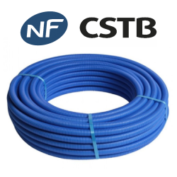 Ivar Tube Multicouche gainé bleu D16x2  en couronne de 50 mètres, certification NF-CSTB - ACS (MC16GB50-2)