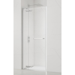 Swiss Aqua Technologies TGD NEW Porte de douche  80x200cm pivotante anticalcaire avec profilé chrome brillant (SATTGDN80NIKA)