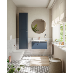 Vitra  Meuble de salle de bain haut Vitra Root 40x180x35 cm bleu mat (ROOTCV40TM)