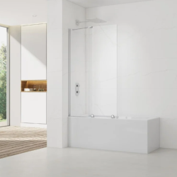 Swiss Aqua Technologies Walk-In Xmotion Pare baignoire 150x117,5 cm, chrome (SATWIXMVZ150)