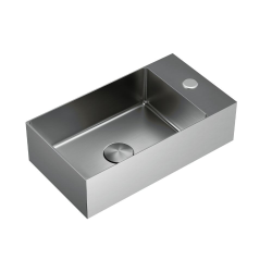 Ceramia Timeless Lave mains en Acier Inoxydable 304, 40x22x11cm, Chrome brossé