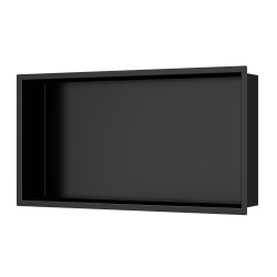 Ceramia Timeless Niche de Douche à encastrer, Acier Inoxydable 304, 60x30x10cm, Noir mat