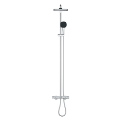 Vitalio Comfort 250 Colonne de douche avec mitigeur thermostatique + Douche de tête + Douchette 2 jets, chrome (G26984001)