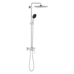 Vitalio Comfort 250 Colonne de douche avec mitigeur monocommande + Douche de tête + Douchette 2 jets, chrome (G26985001)