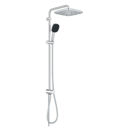 Vitalio Comfort 250 Colonne de douche avec inverseur manuel + Douche de tête 2 jets + Douchette 2 jets , chrome (G26986001)