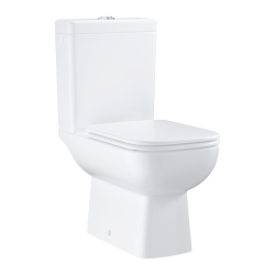 StartEdge Ceramic Ensemble WC à poser sans bride + Abattant avec frein de chute en Duroplast, blanc (G39814000)