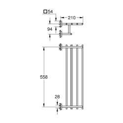 Start Cube Multi-towel Rack