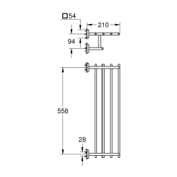 Start Cube Multi-towel Rack