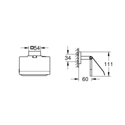 Start Cube Paper Holder w/Cover