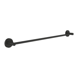 Start barre porte-serviettes en métal 65,4 cm avec fixations cachées, noir mat (G411782430)