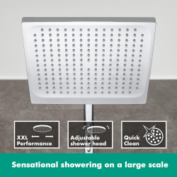 Crometta E 240 1 jet EcoSmart Colonne de douche Showerpipe (HG-27281000)