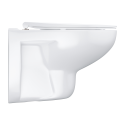 Bau Ceramic ensemble WC suspendu sans bride + abattant SoftClose en Duroplast, blanc (G39899000)