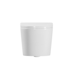 Tornado Rimless WC suspendu 53,5 cm sans bride avec abattant SoftClose, blanc brillant (CE142010RTORP)